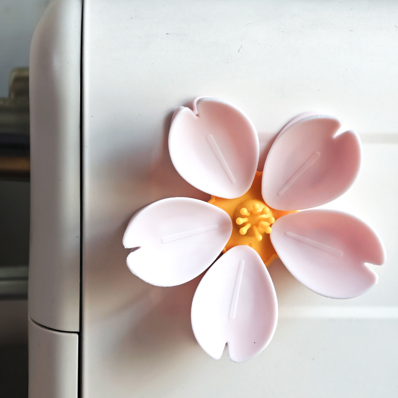 Food Snacks For 1 Year Old - Cherry Blossom Fridge Magnet with Clips