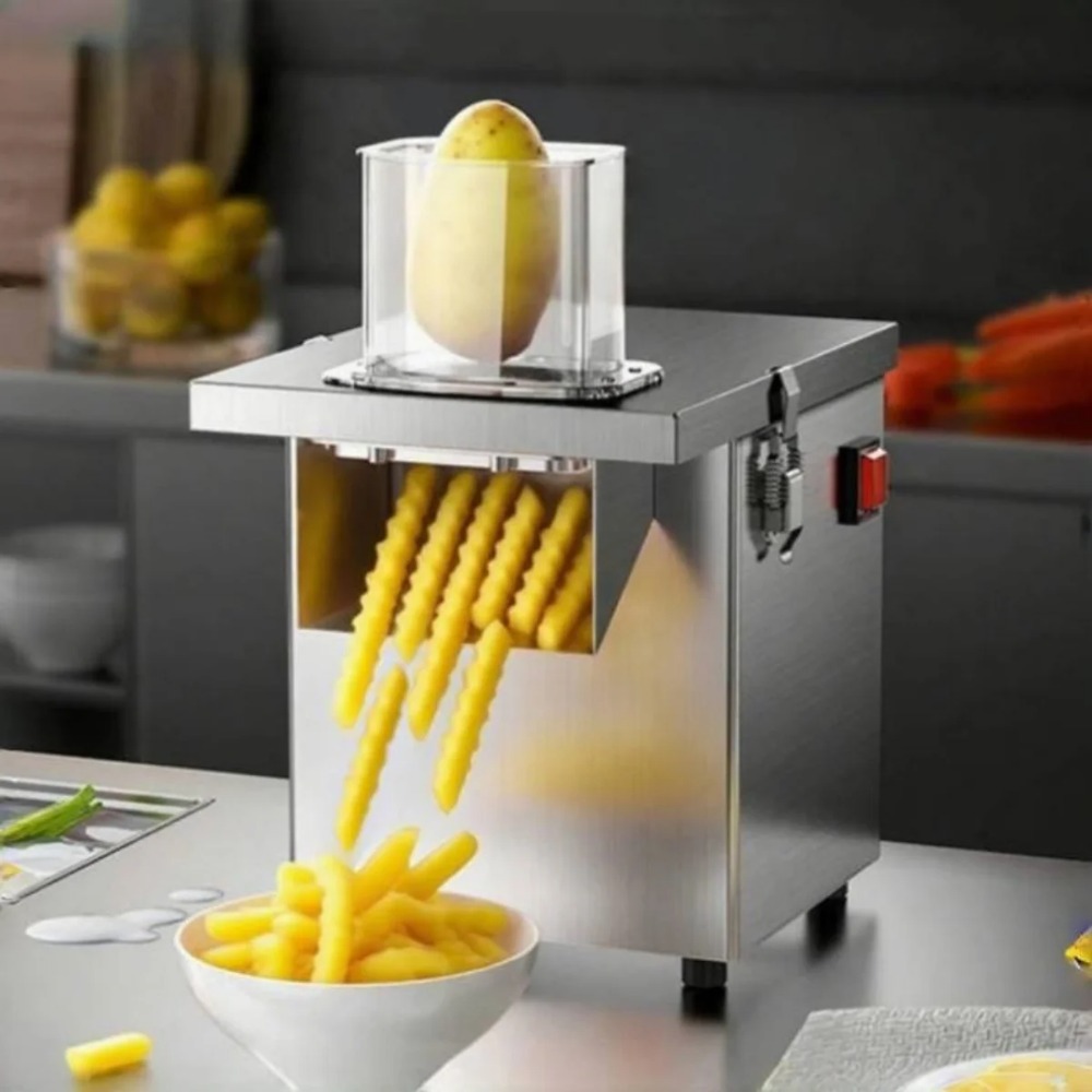 Food Snacks Restaurant - Food Grade 110/220/380V Electric Wavy Potato