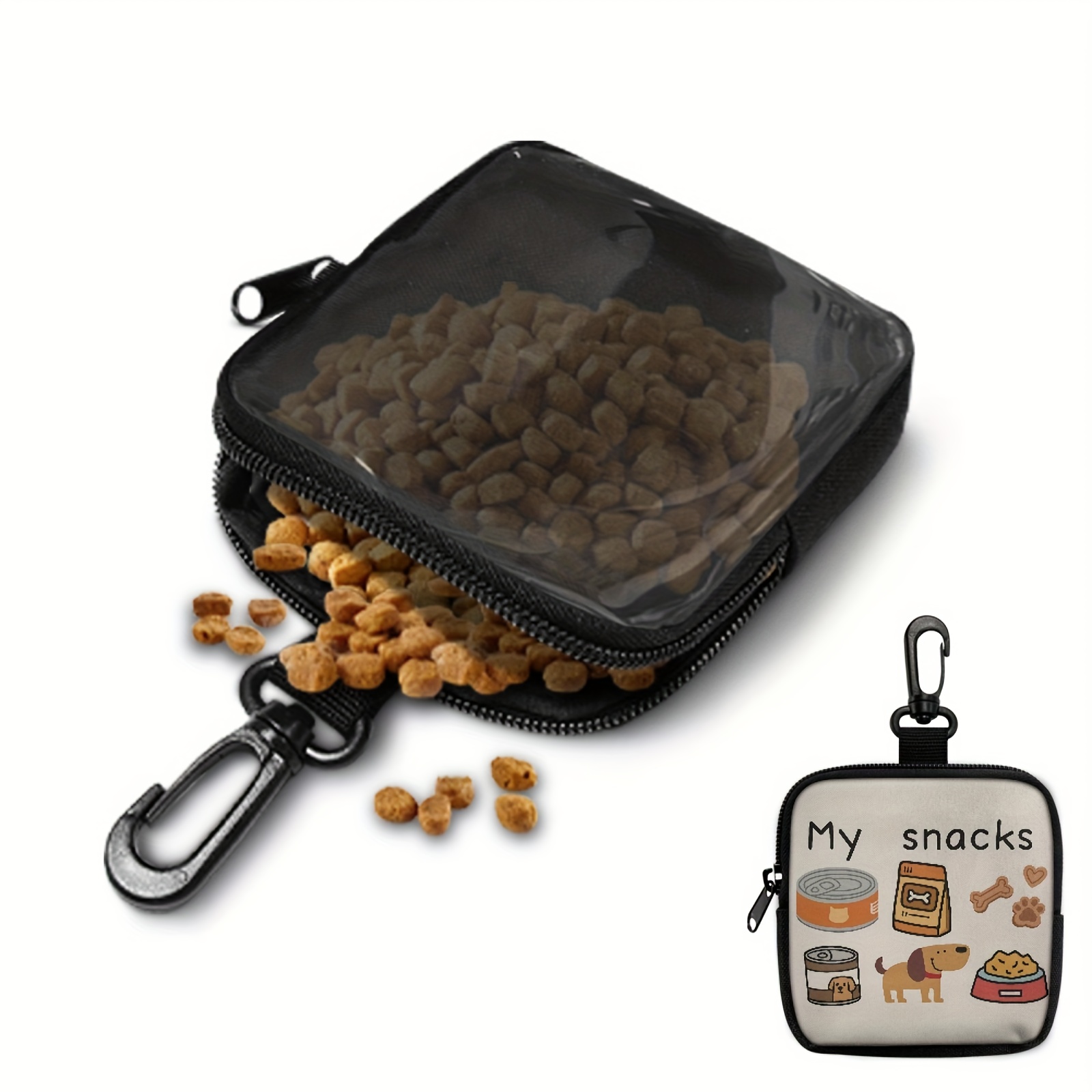 Portable Dog Treat Pouch Pet T - огляд і ціна Food Snacks For Camping