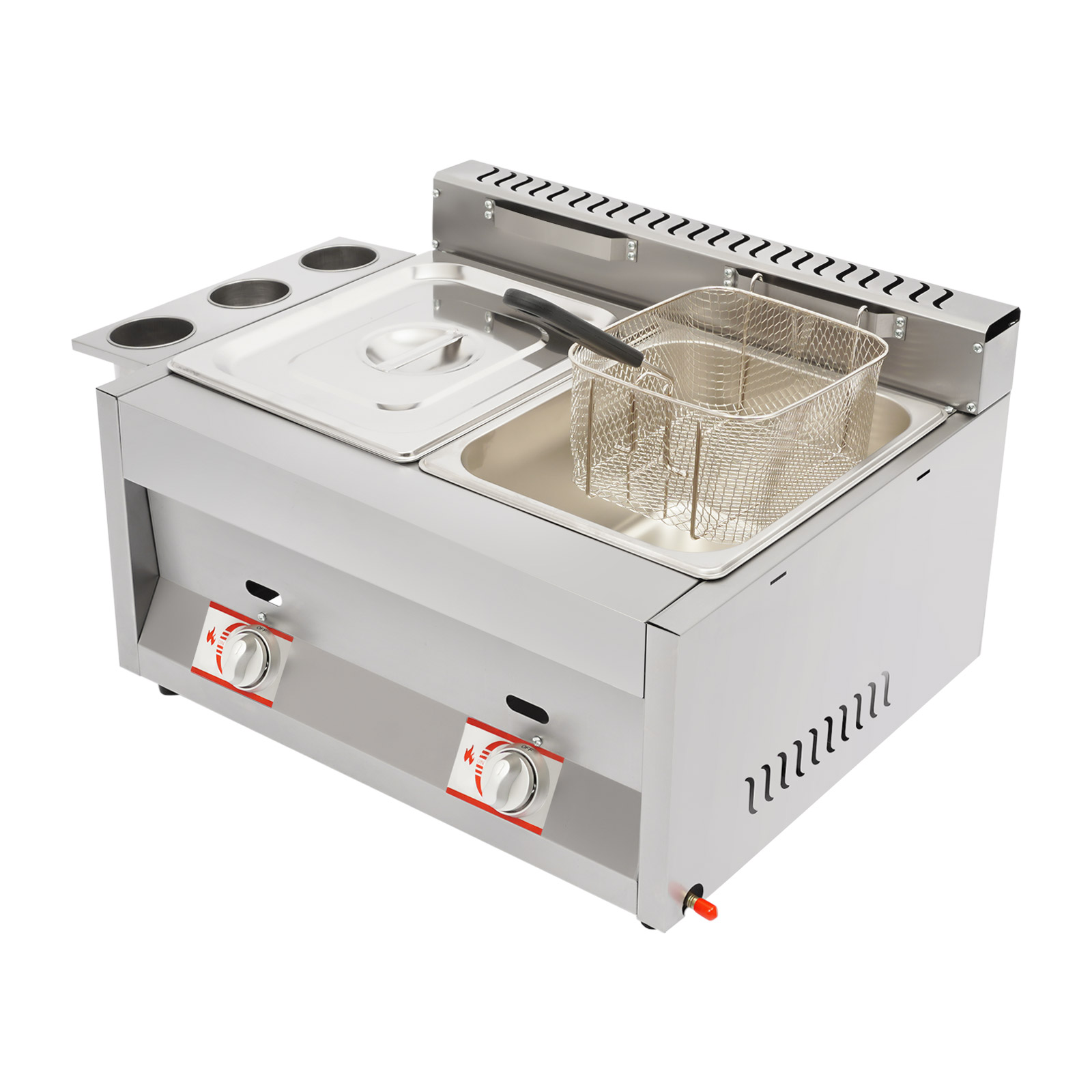 Commercial Deep Fryer 2-Tank 6 - огляд і ціна Food Snacks Restaurant