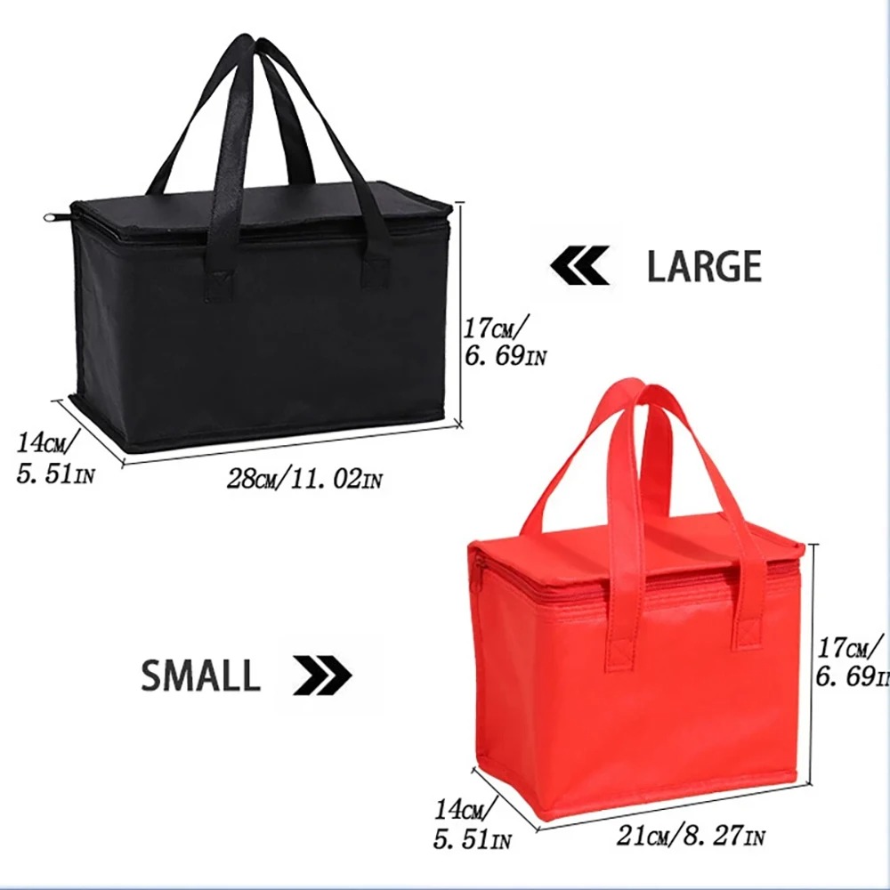 Portable Lunch Cooler Bag Fold - огляд і ціна Food Snacks Delivery