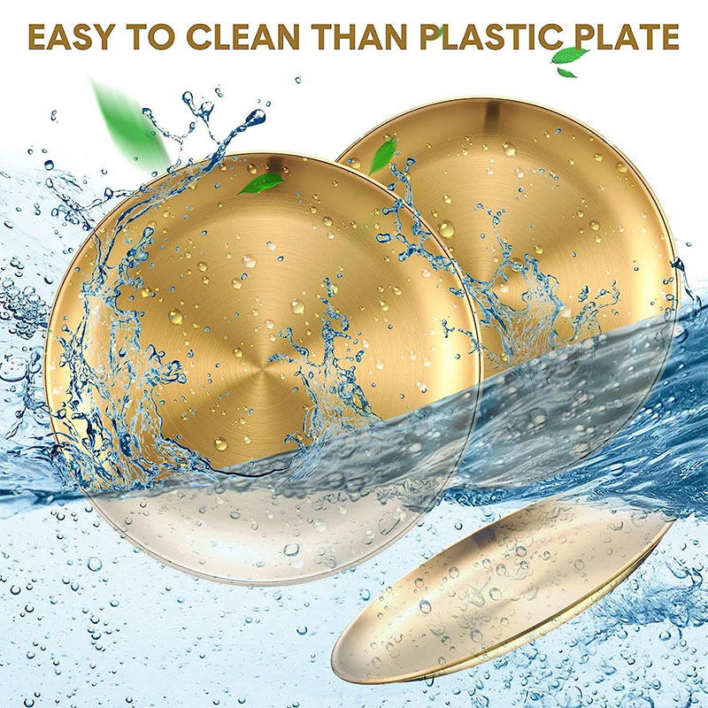 Metal Round Plate Camping Dish - огляд і ціна Food Snacks For Camping